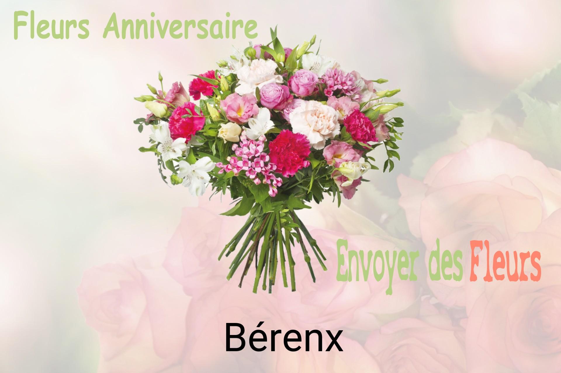 Bouquet de fleurs d’anniversaire livré à Bérenx