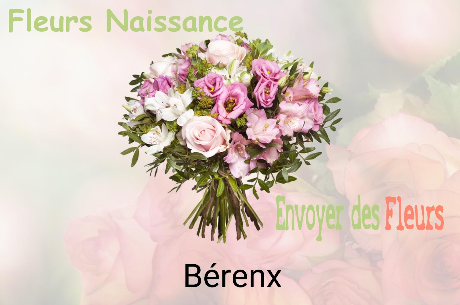 Bouquet de fleurs de naissance livré à Bérenx